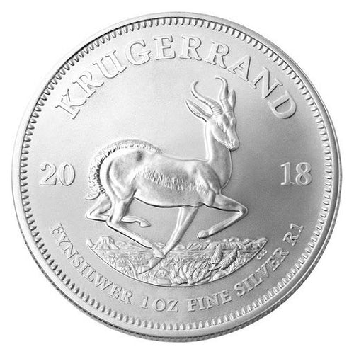 1 oz Silver Krugerrand Coin BU (Date Varies)