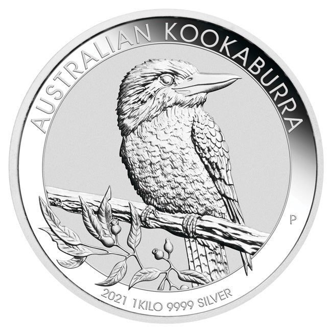 2021 1 kilo Silver Kookaburra Coin