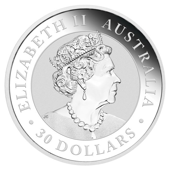 2021 1 kilo Silver Kookaburra Coin