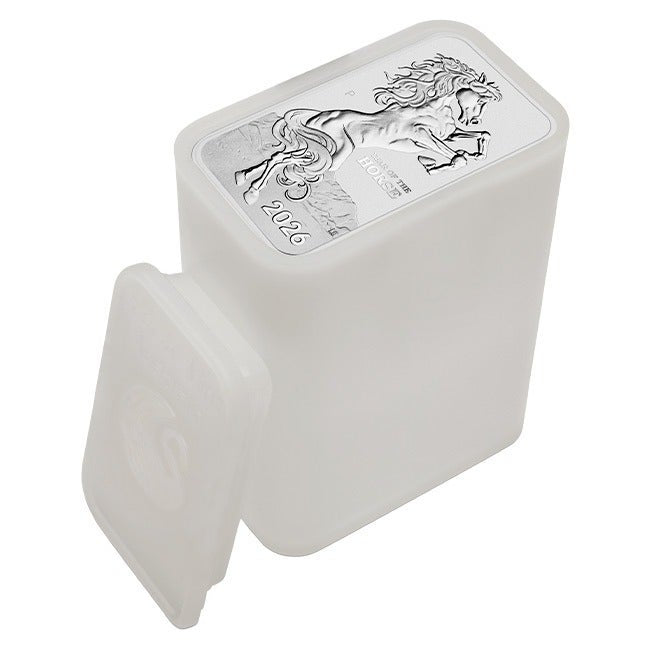 2026 1oz Silver Horse Rectangular Coin