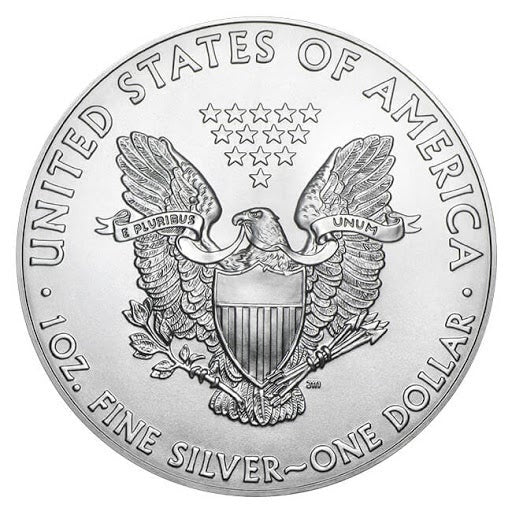 1 oz Silver American Eagle Coin - (Date Varies)