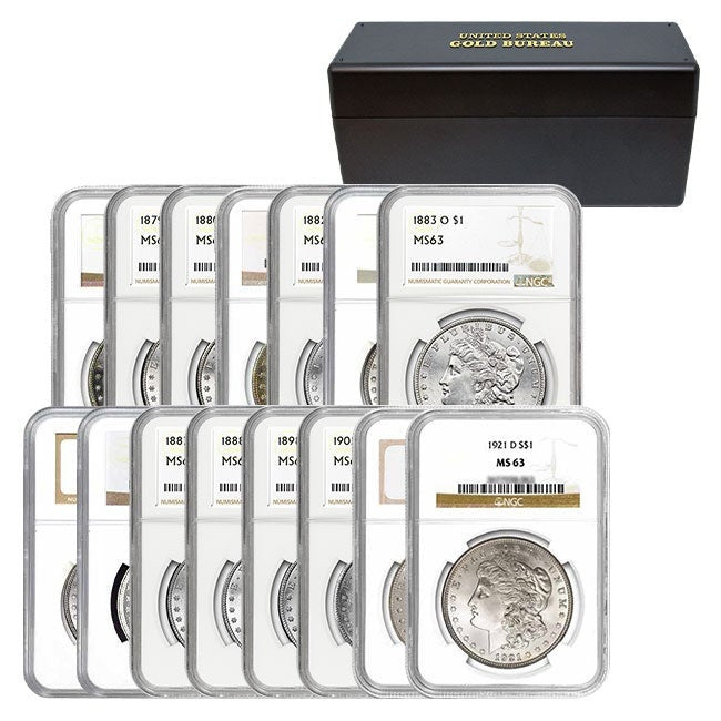 15 Piece Morgan Silver Dollar Starter Set
