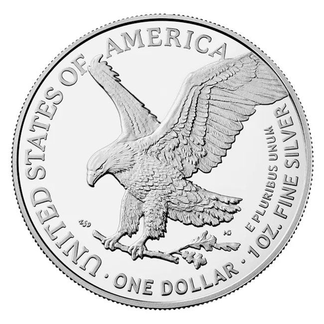 1 oz Silver American Eagle Coin - (Date Varies)